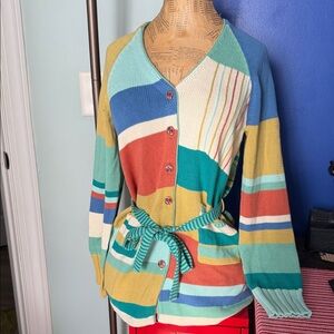 Anthropologie Multicolor Patchwork Cardigan from when the brand was 🎊